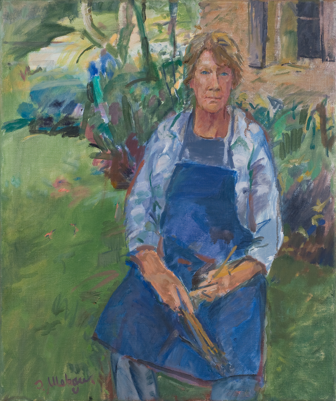 Zelfportret  olieverf 50 x 60 cm 2015